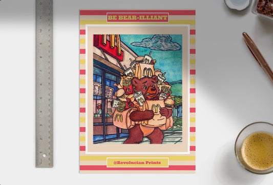 Be Bear-illiant Unframed: PRINT ONLY