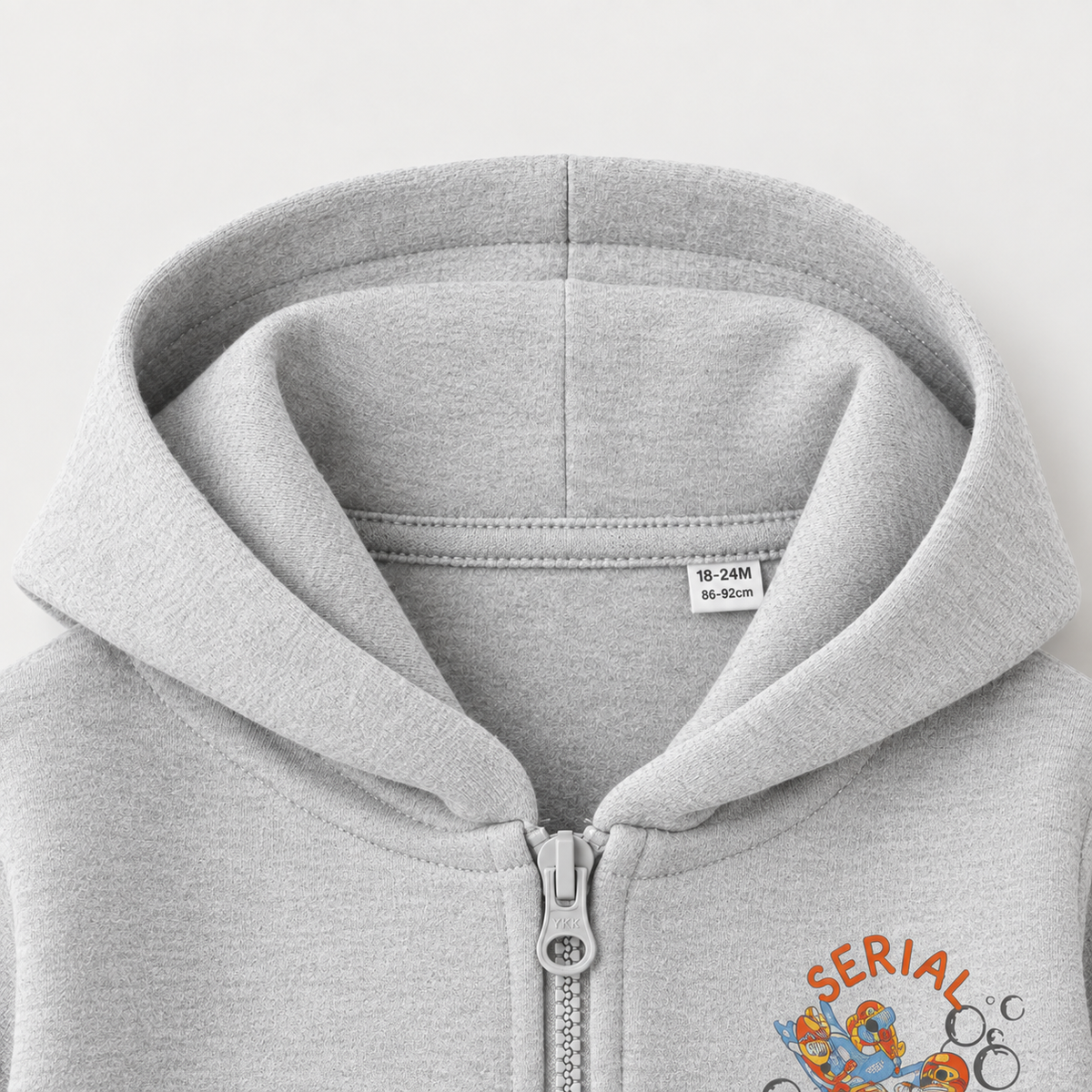 Serial Splasher Embroidered Graphic Hoodie (6-36M)