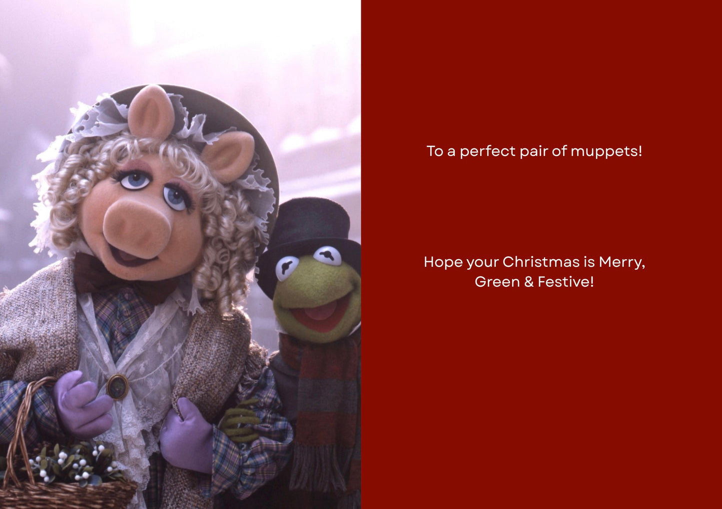 Snow Couple Better: To The Both Of You Christmas Card