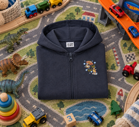 Splish Splash Embroidered Graphic Hoodie (6-36M)