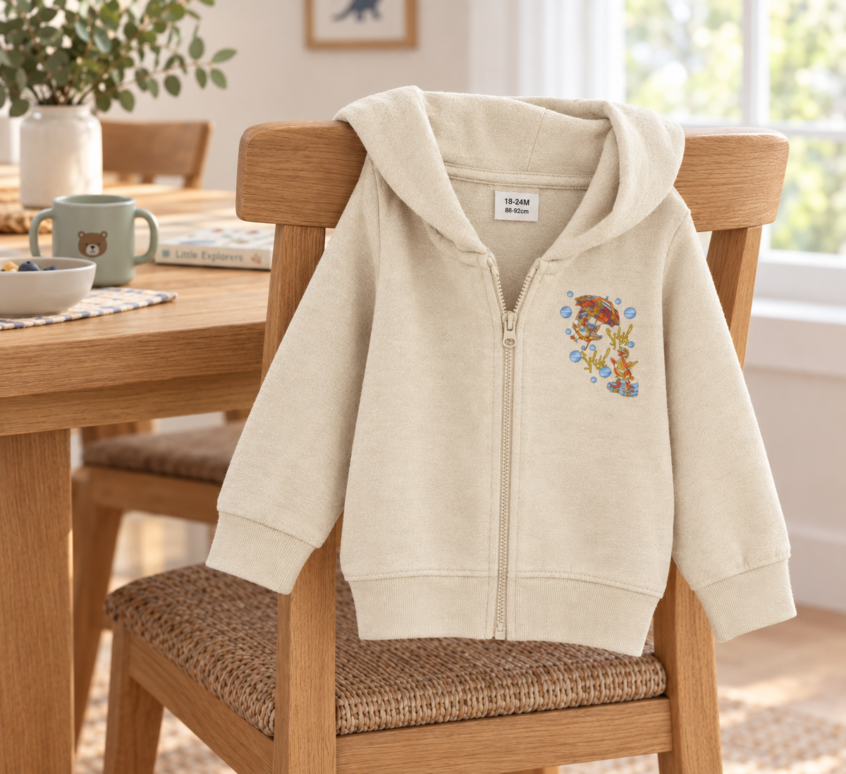 Splish Splash Embroidered Graphic Hoodie (6-36M)