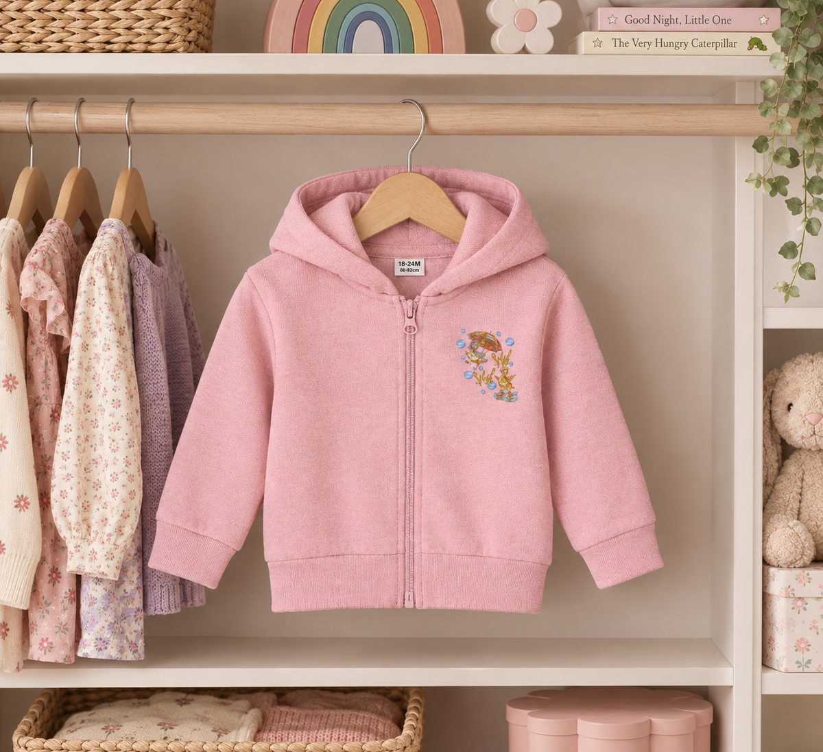 Splish Splash Embroidered Graphic Hoodie (6-36M)
