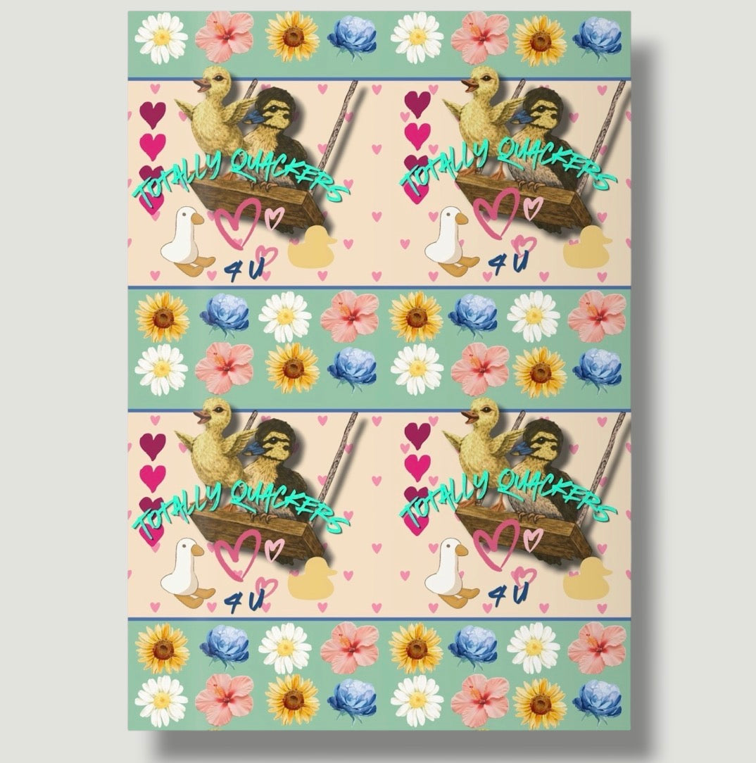 Totally Quackers 4 U Wrapping Paper Roll