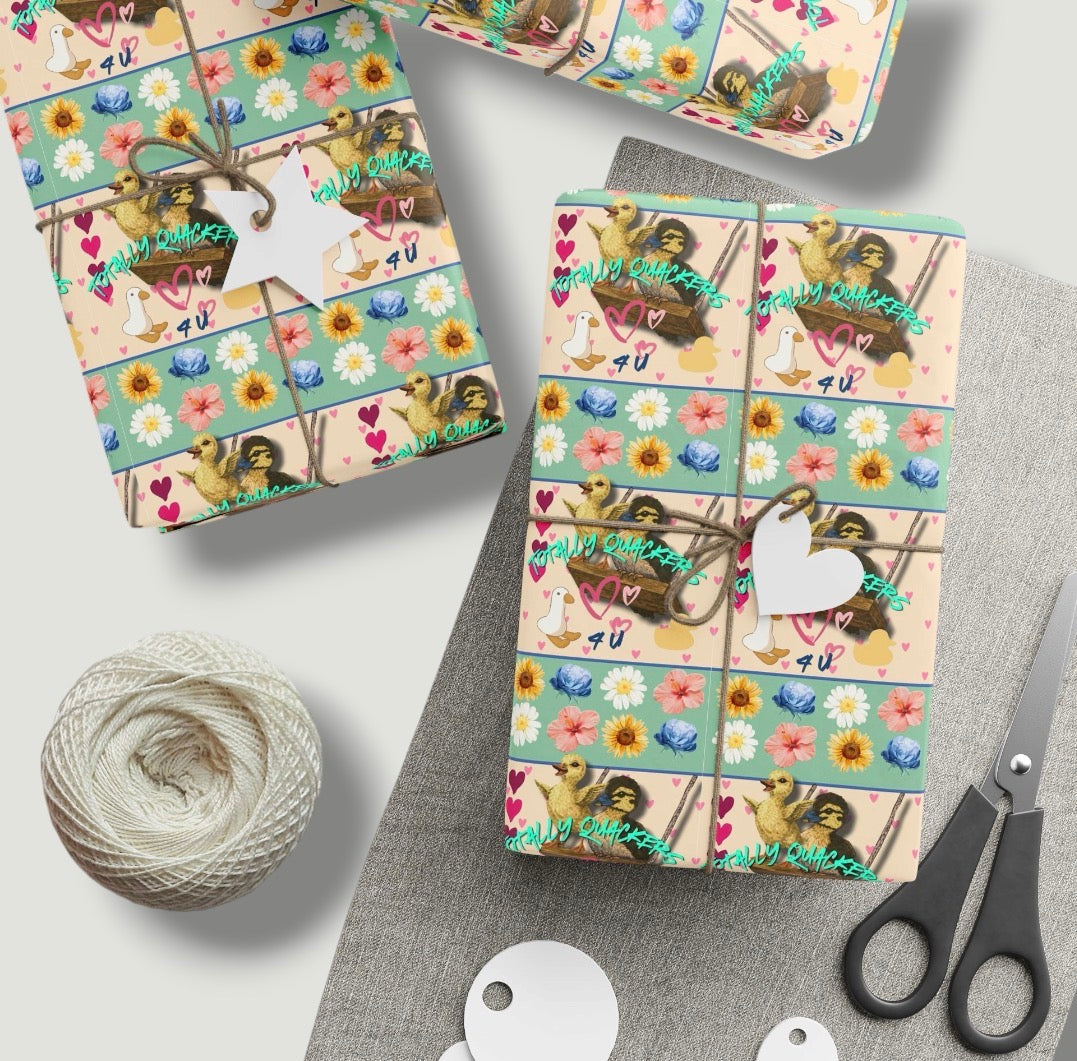 Totally Quackers 4 U Wrapping Paper Roll