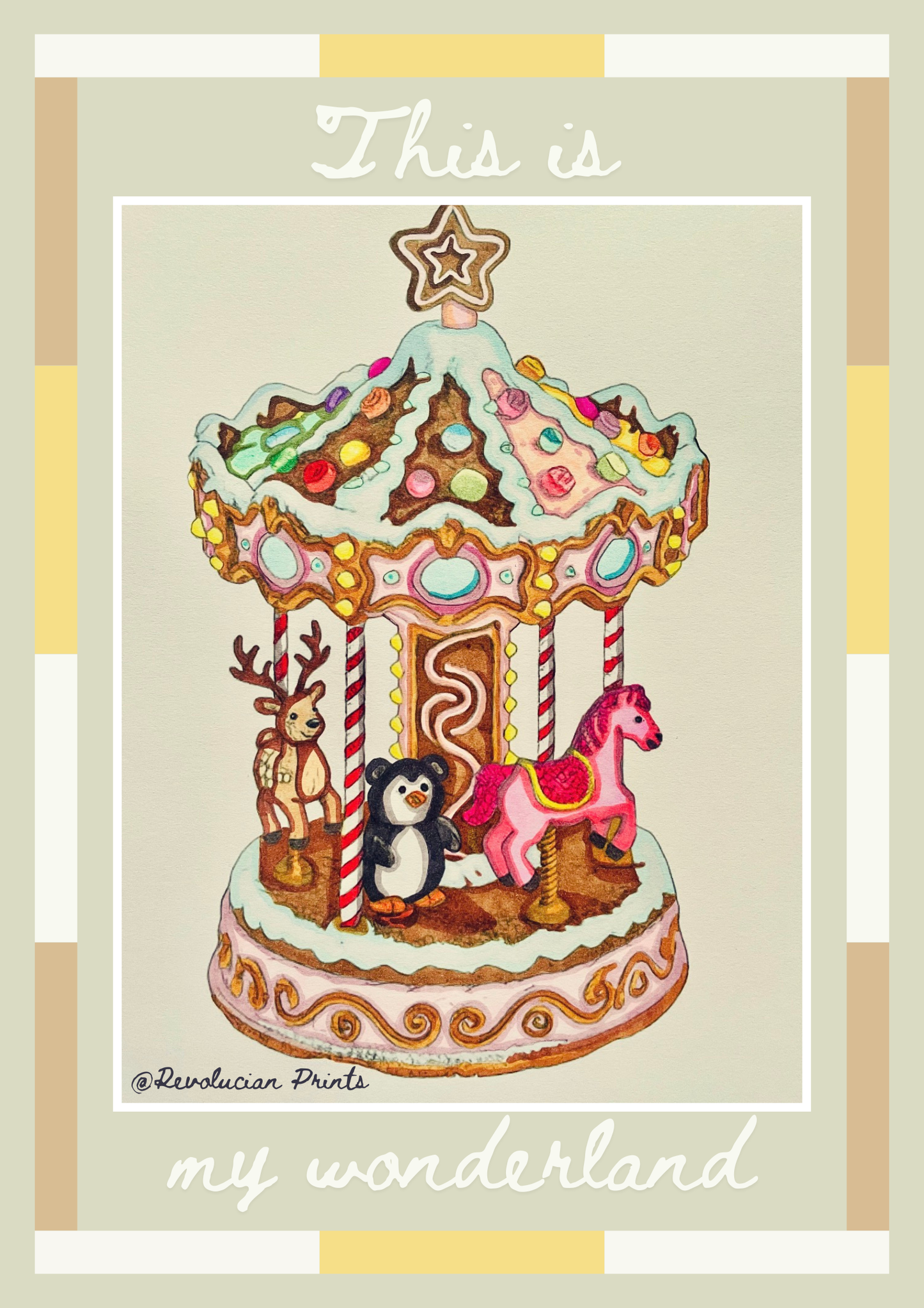 This Is My Wonderland 21x30cm: Black