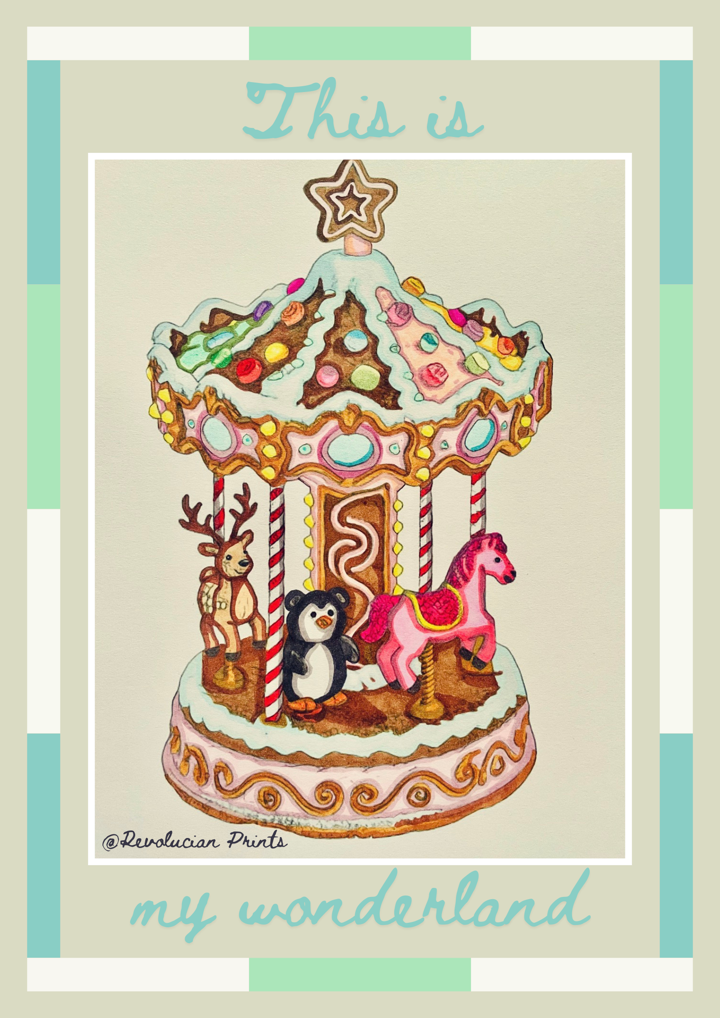 This Is My Wonderland 21x30cm: Black