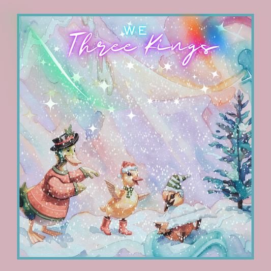 We Three Kings 6x6" Square 10-Pack Christmas Cards